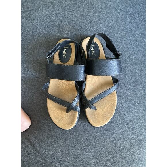 b.o.c. Born Concept Women's Size 8 Black SANDALS Pre-Owned - Picture 11 of 11
